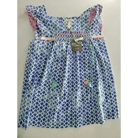 Matilda Jane Wandering Waters Top Womens Size M Sleeveless Tassels Pullover - Picture 1 of 9